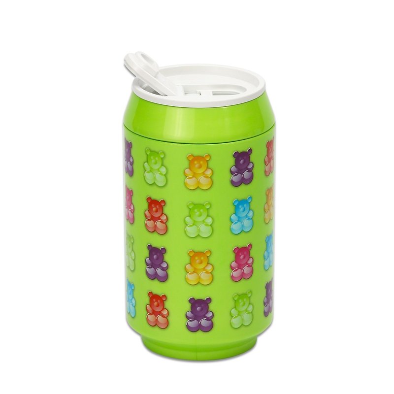 PLAStudio-ECO CAN-280ml-Gummy Bear-Made from Plant-Green - Cups - Eco-Friendly Materials Green