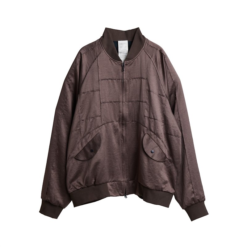 Patchwork Jacket - Men's Coats & Jackets - Polyester Gray