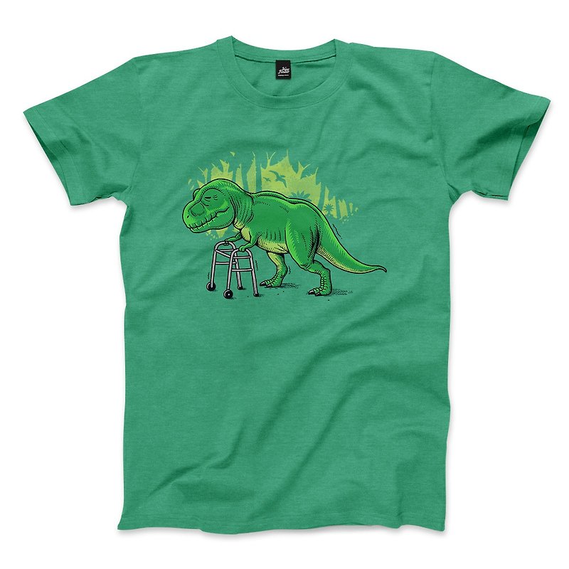 Although defeated by the dragon - Heather Green - Neutral t-shirt - Men's T-Shirts & Tops - Cotton & Hemp Green