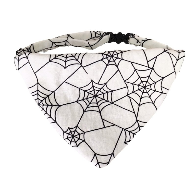 Spider Webs Print Bandana (2Colors) - Clothing & Accessories - Cotton & Hemp Multicolor