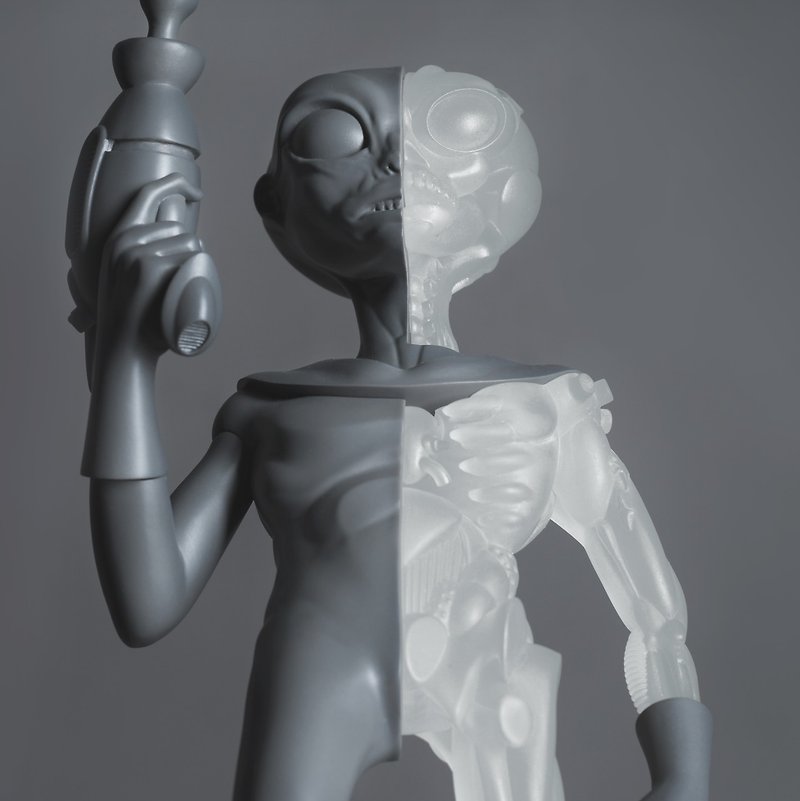 ALIEN Anatomy Collectables Art Toy - 擺飾/家飾品 - 樹脂 灰色