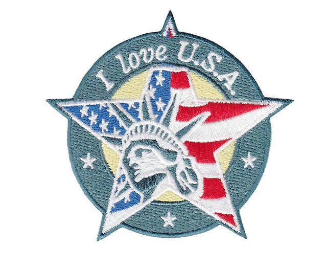 Embroidered Fabric Patch USA Series (Eleven Designs)