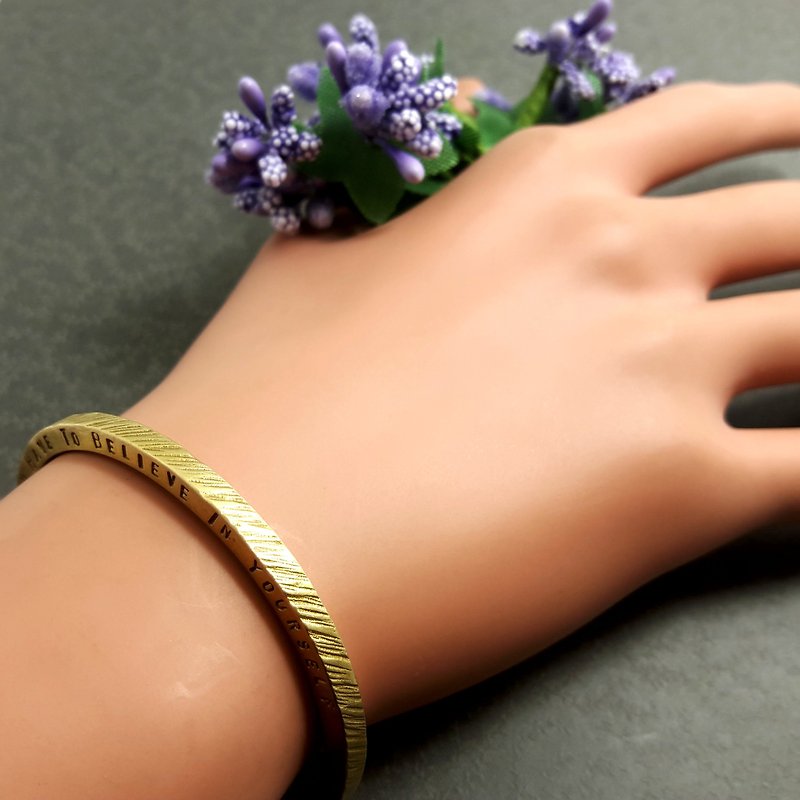 M15 models - Bronze bracelet - Twill - Royal Carpenter exclusive knock ornaments - Customized typing along - handmade DIY - Bracelets - Copper & Brass Gold