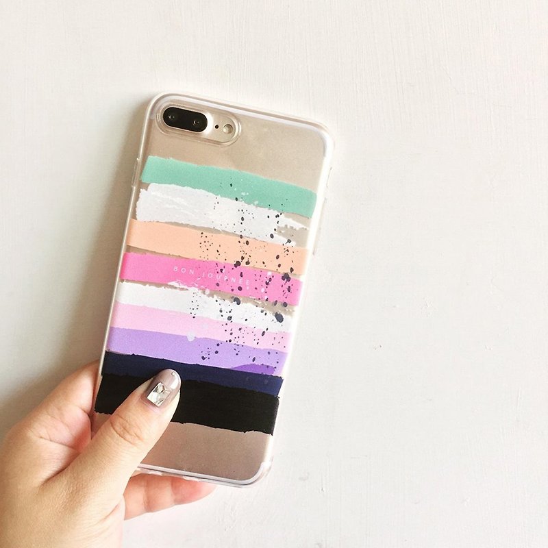 彩虹雪泡透明手機殼 - 手機殼/手機套 - 其他材質 多色