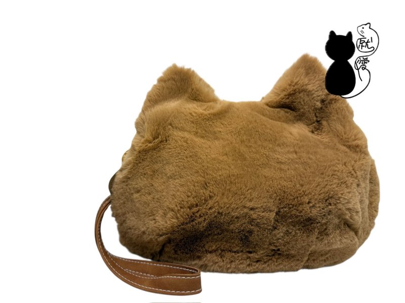 就愛貓-貓咪造型手拿側背包 - 側背包/斜背包 - 其他材質 