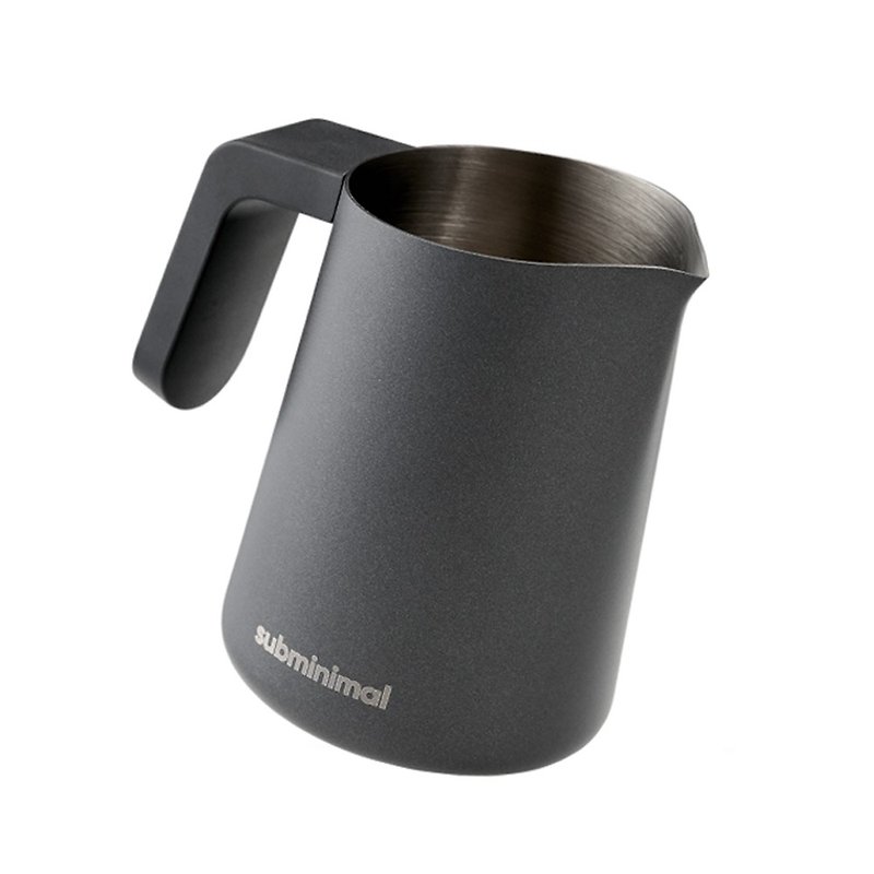 FlowTip streamline drawing cup | 450ml can be directly fired and heated by induction cooker [two styles are available] - Coffee Pots & Accessories - Stainless Steel Black