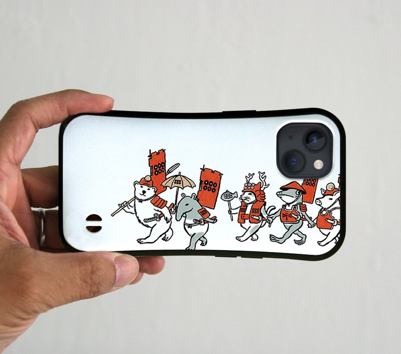 グリップiPhoneケース　真田軍団　ホワイト - 手機殼/手機套 - 塑膠 白色