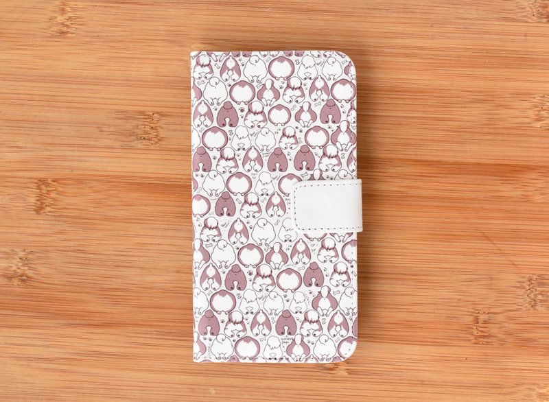 Dog butt iPhone cover - 手機殼/手機套 - 其他材質 咖啡色
