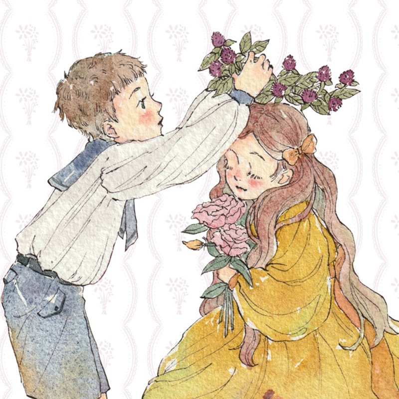 In the Garden of Everlasting Blooms - 貼紙 - 紙 
