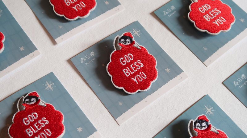 NEW Embroidered Pin - Tappy the Rolling Duck - Badges & Pins - Thread 