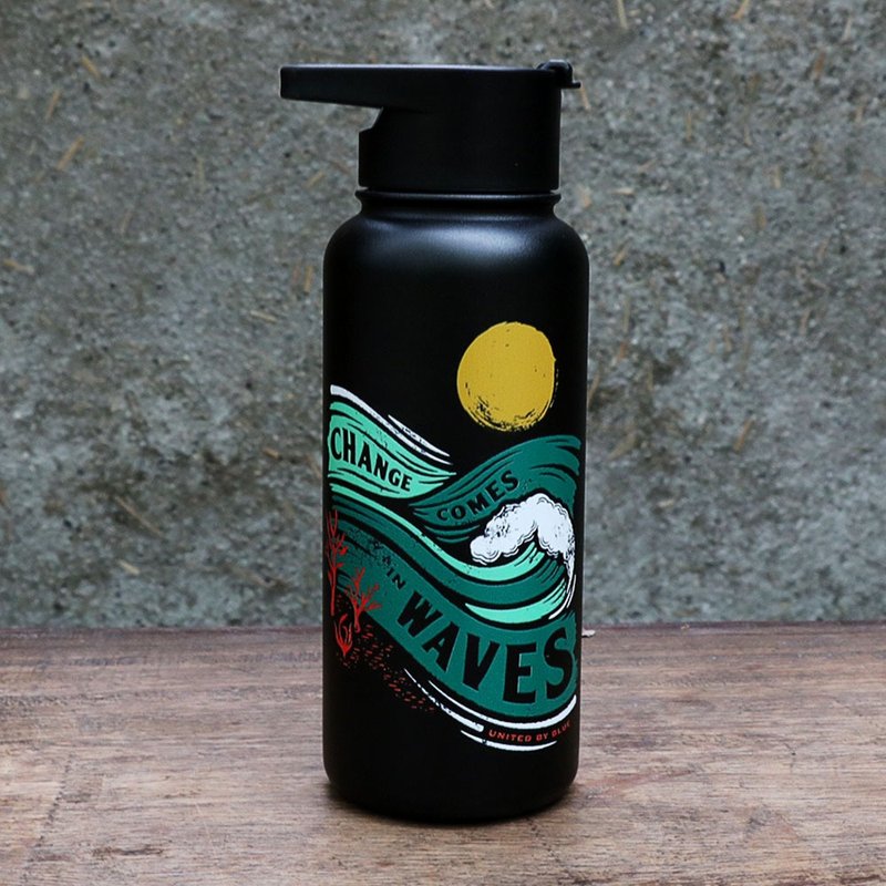 United by Blue 707-277 不鏽鋼保溫瓶 32oz / 黑 - 保溫瓶/保溫杯 - 不鏽鋼 黑色