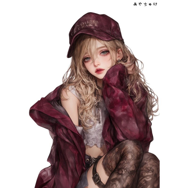 【5月下旬新作】07-090-0098 コラージュステッカー - 貼紙 - 紙 
