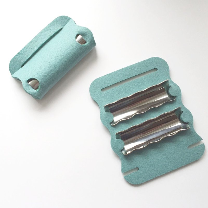 Cutlery Rest Set M Sky Blue - ช้อนส้อม - โลหะ สีเงิน