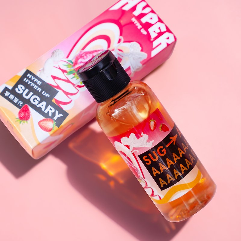 [Limited Time Sale Strawberry Season] HYPER Strawberry Sundae Flavored Lubricant - Adult Products - Concentrate & Extracts 
