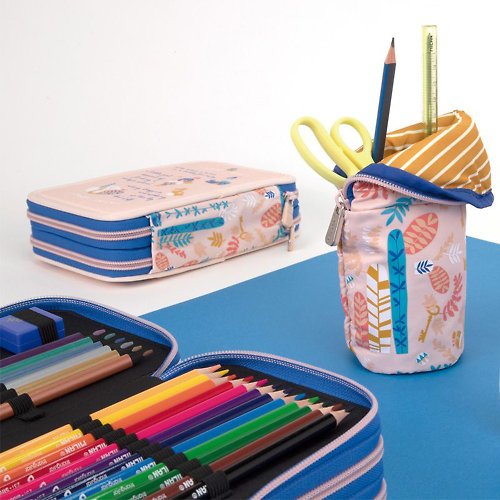 MILAN Hard Shell Pencil Case_Jungle Powder - Shop milan-tw Pencil Cases -  Pinkoi