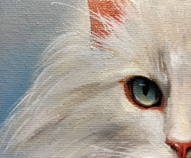 絵画 インテリア 額付(白) 油絵 F6-071019 猫たち 絵画 インテリア 額付(白) 油絵 F6-071019 猫たち 絵画 額付（白