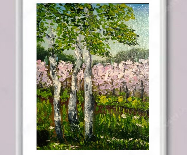 Birch Forest- Original Oil 2024 Painting