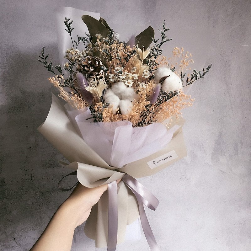 12 Constellation Series [Pisces Dry Bouquet] - Dry Flower / Constellation Bouquet - Dried Flowers & Bouquets - Plants & Flowers Orange