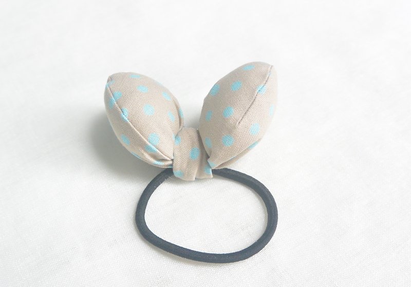 Butterfly Hair Tie-Gray Blue Water Jade - เครื่องประดับผม - กระดาษ สีเทา