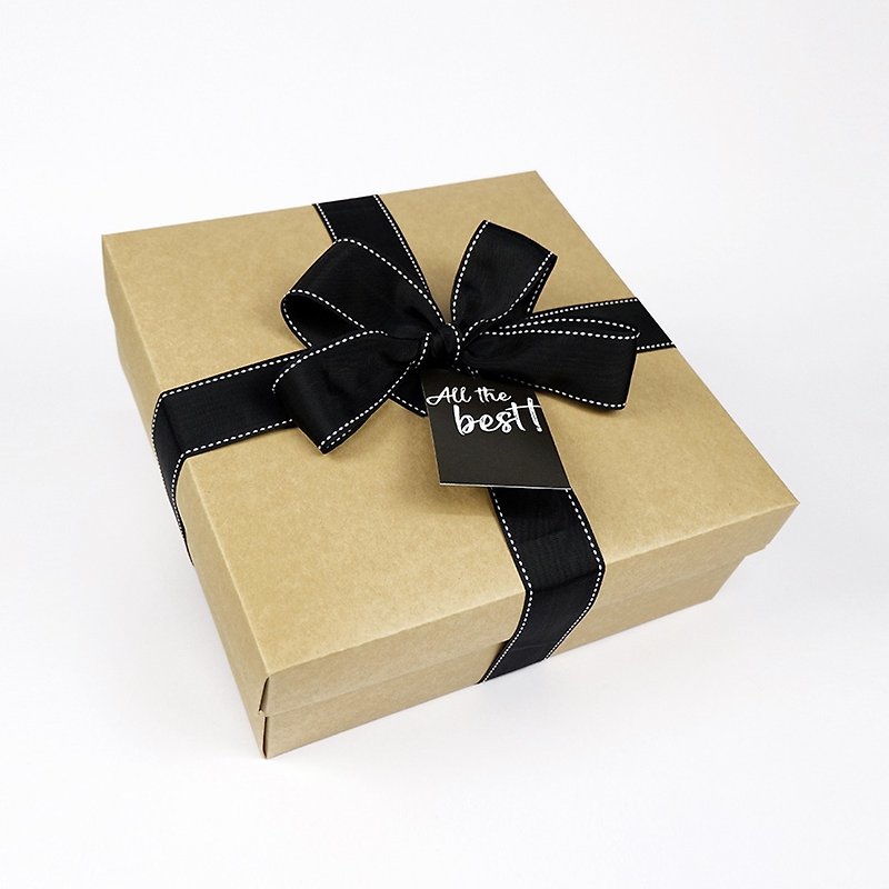 【優惠加購】禮盒包裝(聖誕節/生日禮/交換禮物/節日/婚禮小物) - 禮物盒/包裝盒 - 紙 卡其色