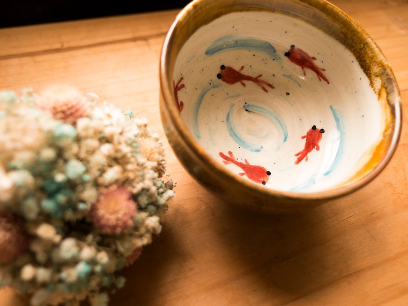 日本の金魚ボウル - マグカップ - 陶器 