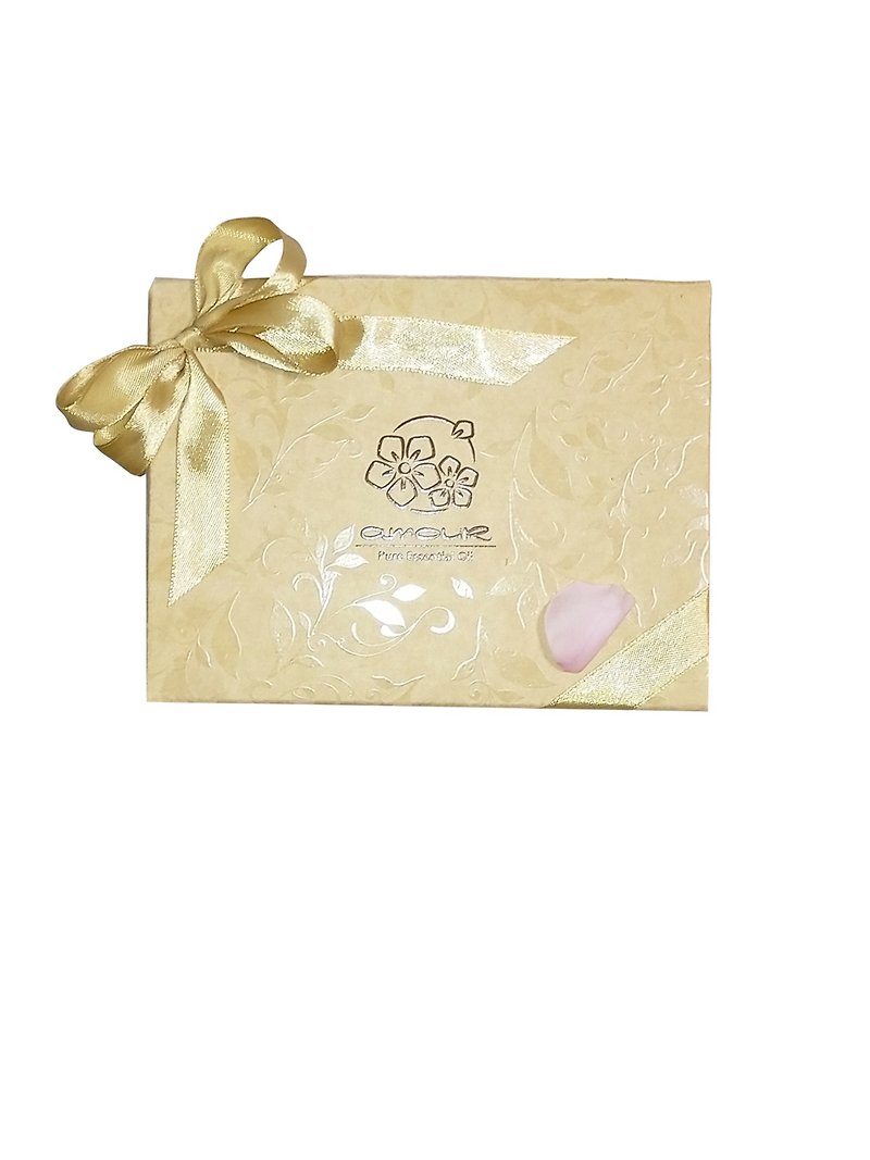 Amour Essential Oil Packaging Gift Box - วัสดุห่อของขวัญ - กระดาษ สีทอง