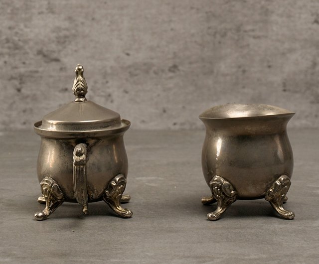 Vintage Stainless Steel 18:8 Tea Set on Tray, Teak Handles. Teapot, Hot  Water Pot, Milk Jug & Sugar Dish on a Tray. Matching Set. C.1970s 