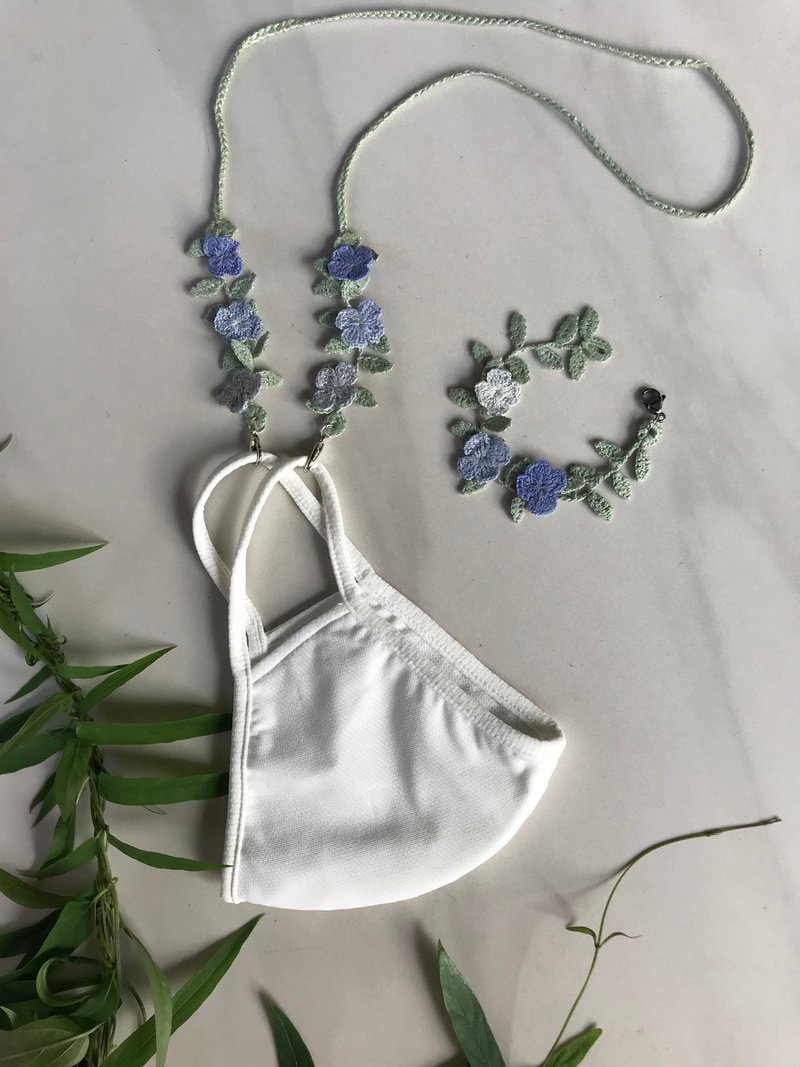 口罩鍊 Sweet Vine set - 手鍊/手環 - 貴金屬 多色
