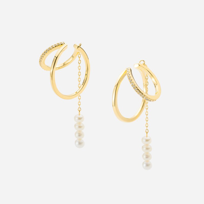 Maja ear cuffs - ต่างหู - ทองแดงทองเหลือง 