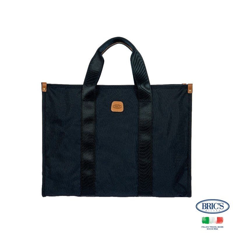 【BRIC' S】X-Bag M尺寸 歌劇院托特包-深藍 - 手提包/手提袋 - 其他材質 藍色