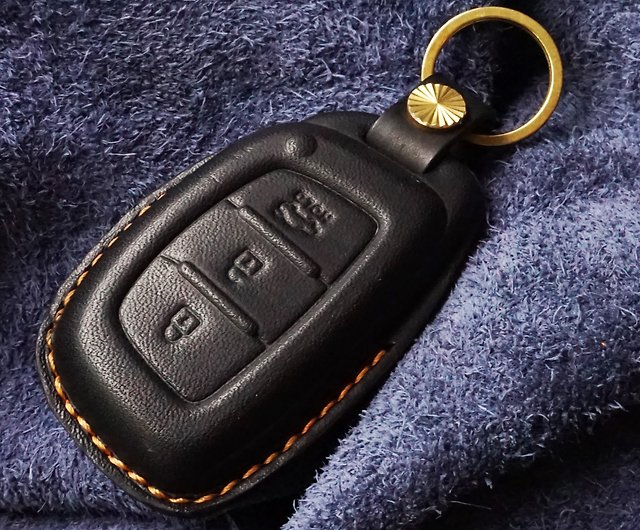 for Hyundai Key Fob Cover with Keychain Leather Car India
