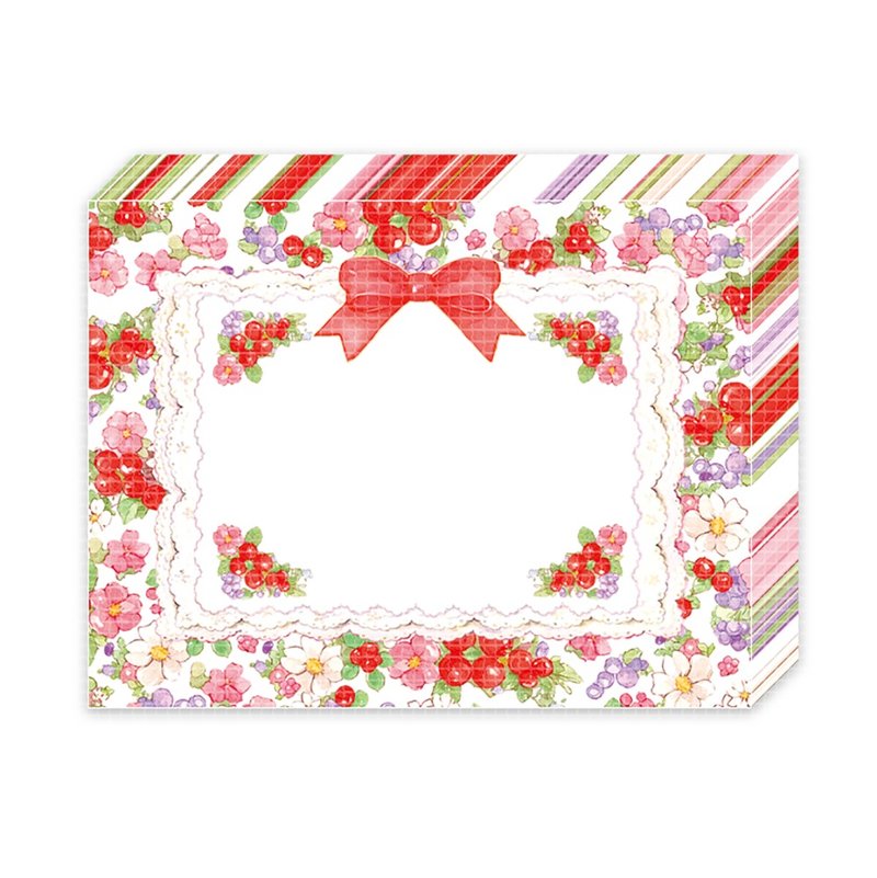 Red berry mini memopad - 便條紙/便利貼 - 紙 