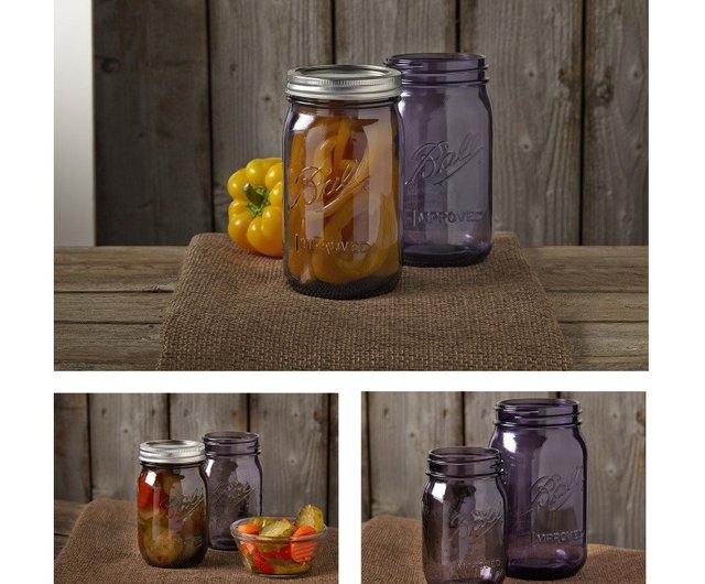 Wide Mouth Mason Jars 16oz