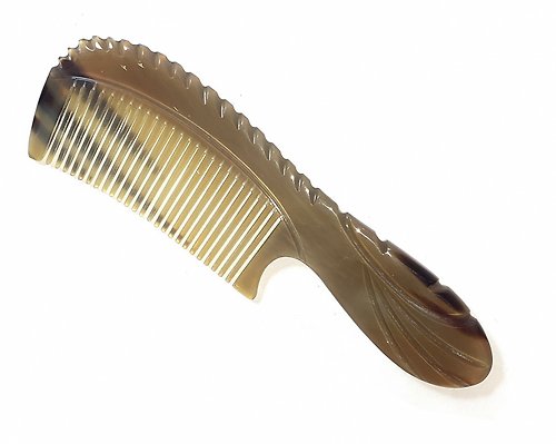 AnhCraft Hair Comb Handmade from Buffalo Horn. Anti-Static and Dandruff Resistant Combs