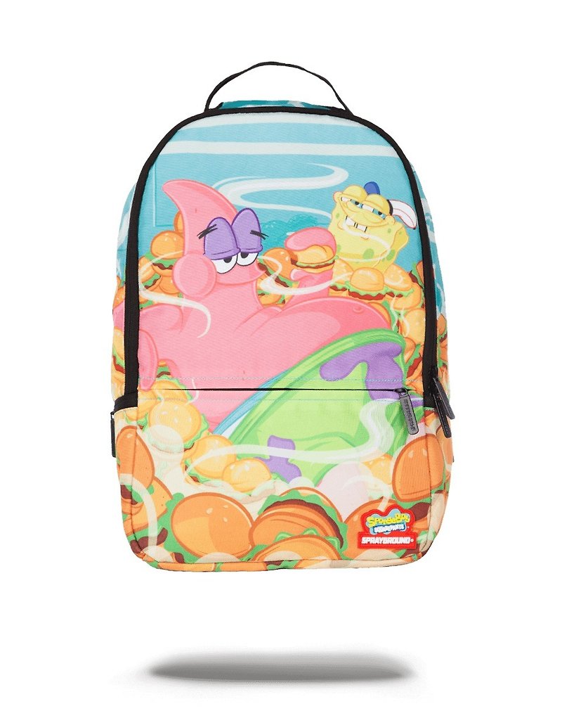 [SPRAYGROUND] Patrick Patties sends a big star to eat a hamburger backpack - Backpacks - Nylon Multicolor