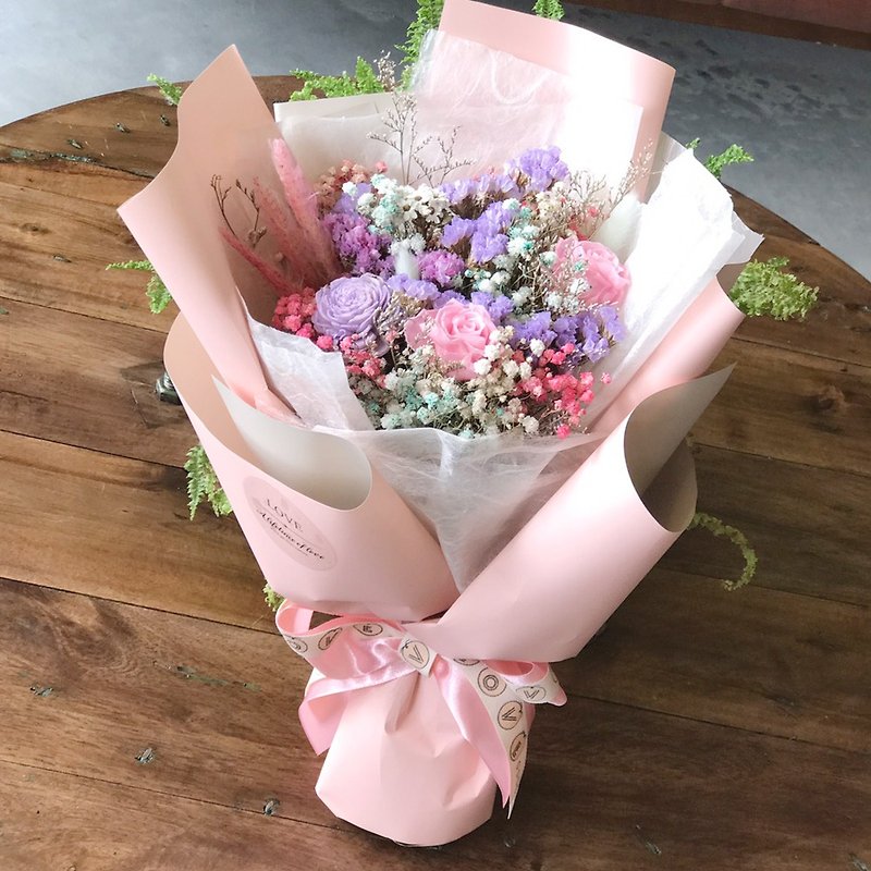 璎珞Manor*G07*Gift bouquet / eternal flower. Dry flower / Graduation season / Valentine's Day / Mother's Day - Plants - Plants & Flowers 
