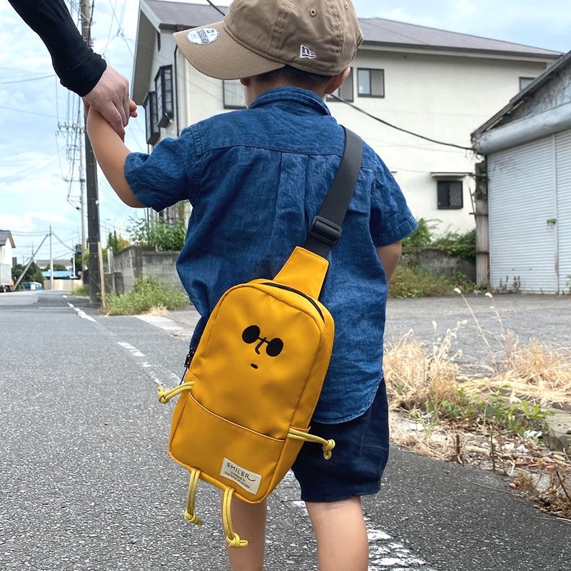 Mini Buddy Bag - Unisex Shoulder Bag (4 types available) / Kids / Adults - Messenger Bags & Sling Bags - Nylon Yellow