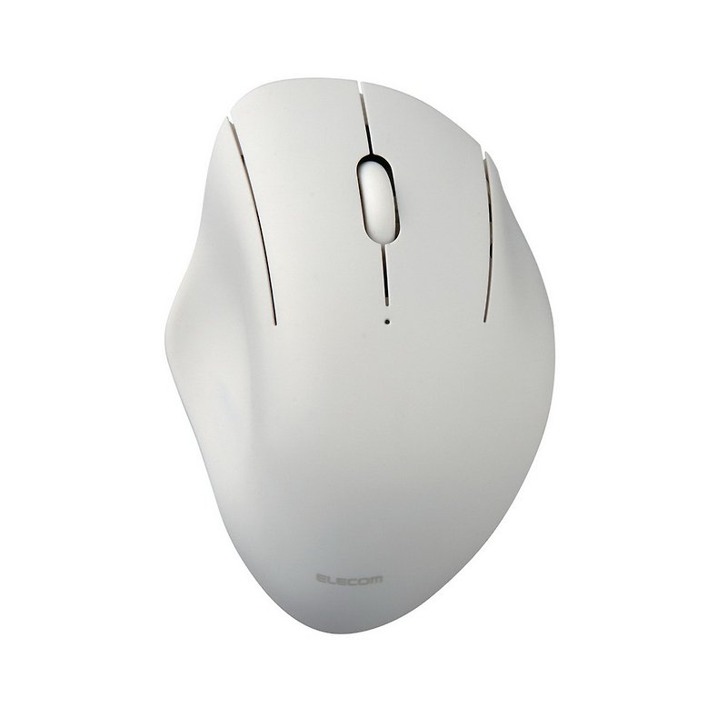 ELECOM Shellpha Silent Wireless 3-Button Mouse White - Computer Accessories - Plastic White