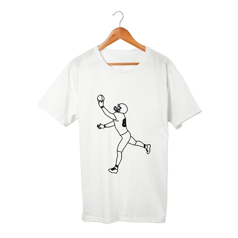 アメフト #12 Tシャツ - Tシャツ メンズ - コットン・麻 ホワイト