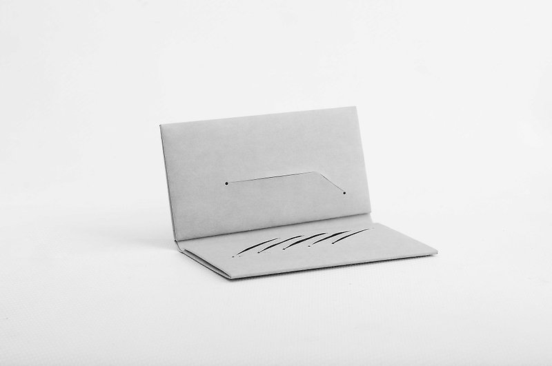 Paper Bamboo Changle Medium Wallet (Gray) - Wallets - Paper Gray