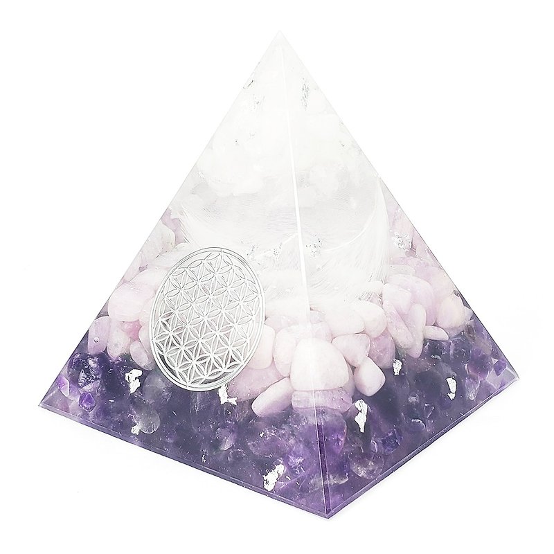 Angel Energy Pyramid - ANGEL JEREMIEL - Items for Display - Resin Purple