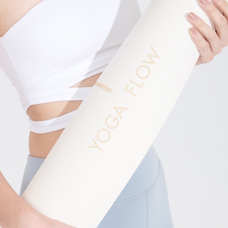 春夏穿搭【Yoga Flow】簡單幾何瑜珈墊 - 極光白  快速出貨 - 運動/健身器材 - 其他材質 