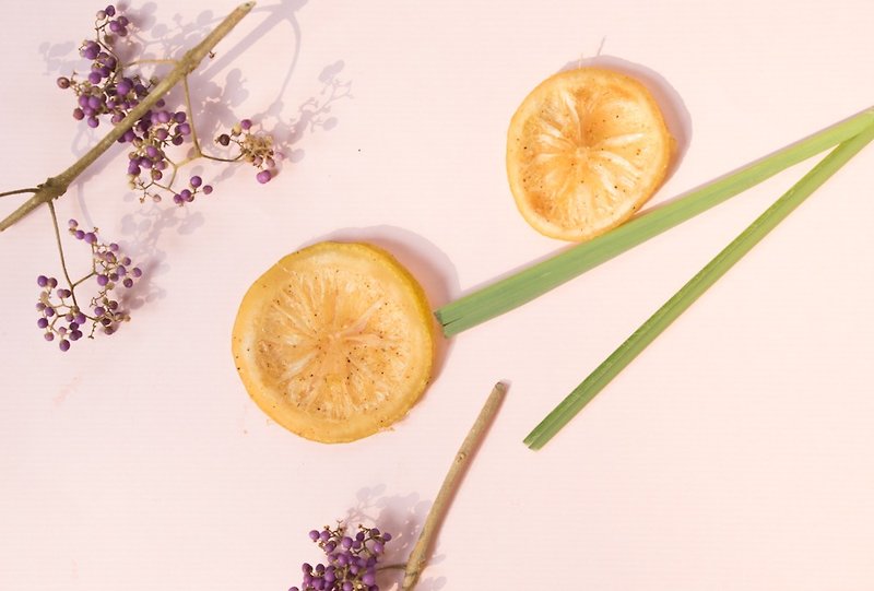 Organic MOA & Fermented Lemon Slice l With Plum Powder - อาหารเสริมและผลิตภัณฑ์สุขภาพ - อาหารสด ขาว
