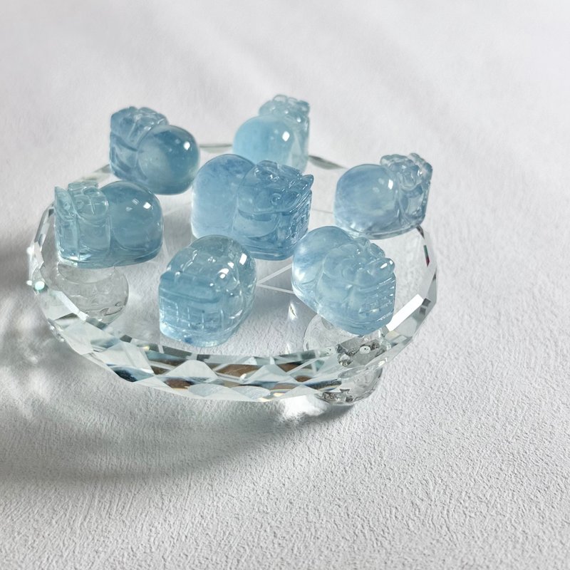 海藍寶貔貅陣 - 擺飾/家飾品 - 水晶 藍色
