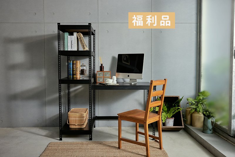 Refurbished/Made in Taiwan/Umi/Angle steel/Table/Industrial style angle steel shelf desk work table angle steel - Other Furniture - Other Materials White