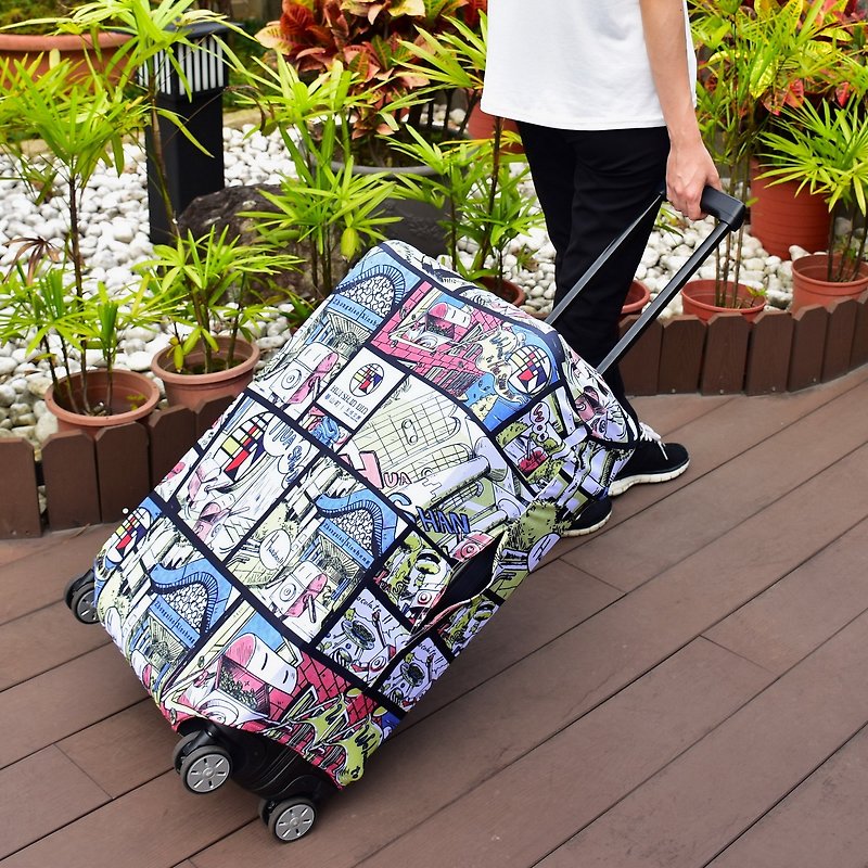 Cosmos Hotel-Huashan Town Baobi suitcase cover - Luggage & Luggage Covers - Polyester Multicolor