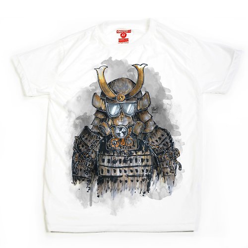 第一章商店 Gas mask Warrior Samurai unisex men woman cotton mix Chapter One T-shirt