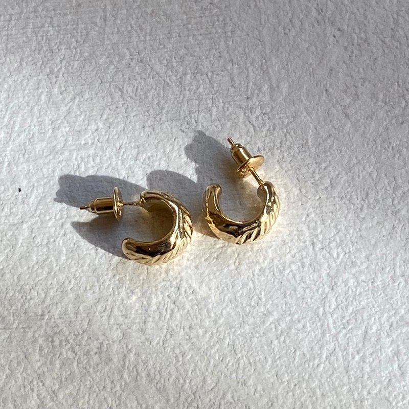 sterling silver 925 I Helene earrings - 耳環/耳夾/耳骨夾 - 純銀 