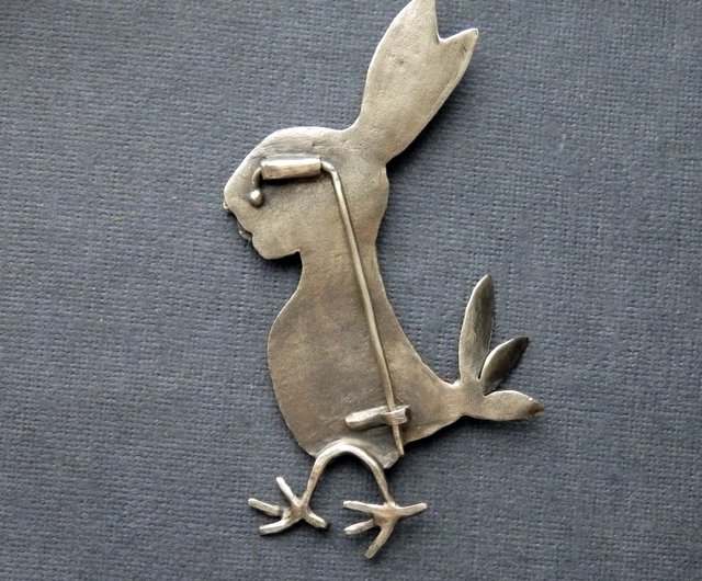 HARPO ハルポ Rabbit Brooch うさぎブローチホーセンブース