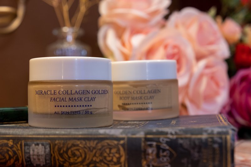 Mud mask face want to apply a little thicker group - Face Masks - Plants & Flowers Gold